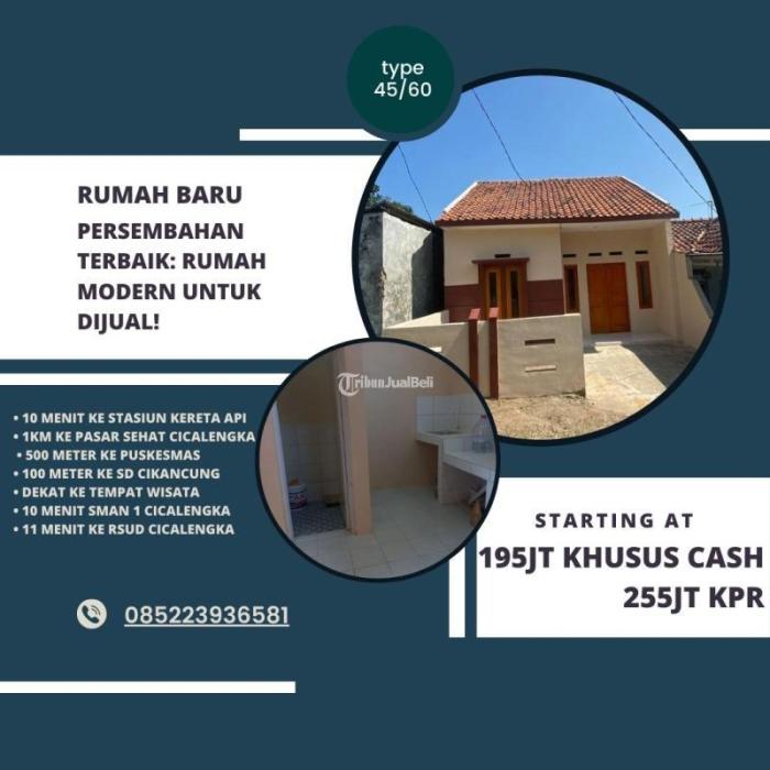 Dijual Rumah Tipe 45 Baru di Cicalengka Siap Huni Di Komplek Hegarmanah ...