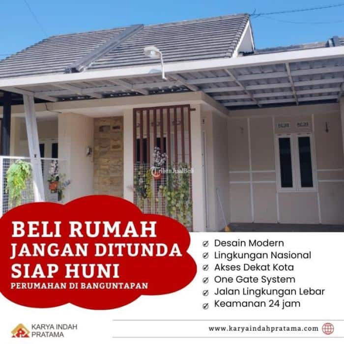 Rumah siap huni dengan akses mudah ke pusat kota dan sekolah