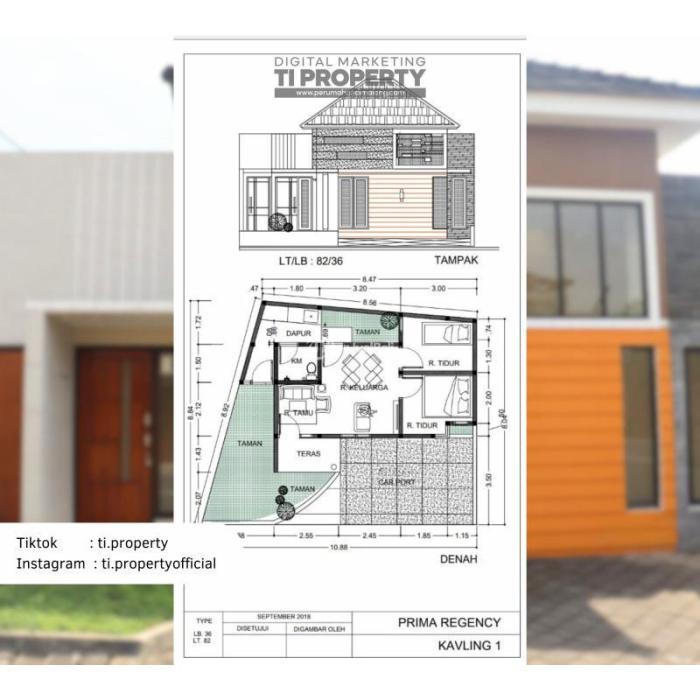Perumahan kpr murah tipe minimalis modern