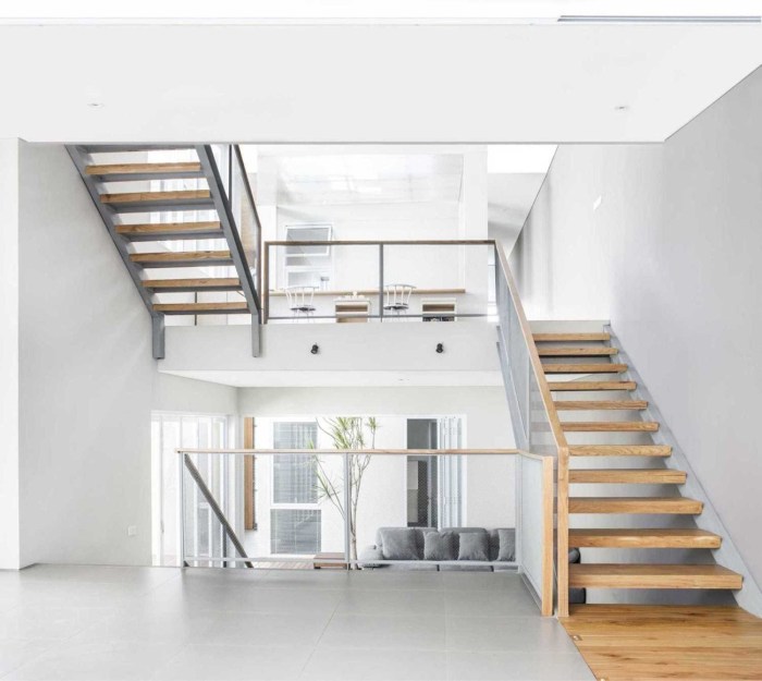 Tangga minimalis desain untuk inspirasi sempit cocok hunian staircase