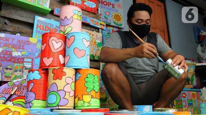 Tren penggunaan aksesoris dekoratif dari bahan daur ulang