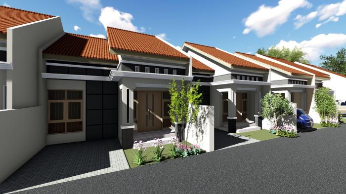 Rumah biaya murah dengan konsep minimalis modern