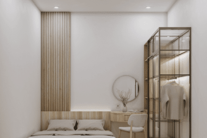 Kamar desain skandinavia tidur gaya putih interiordesign minimalis serba cantik nyaman kenyamanan inspirasi scandinavian kecil 3x4 merancang