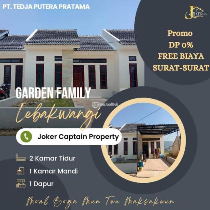 Rumah dijual dengan harga diskon besar