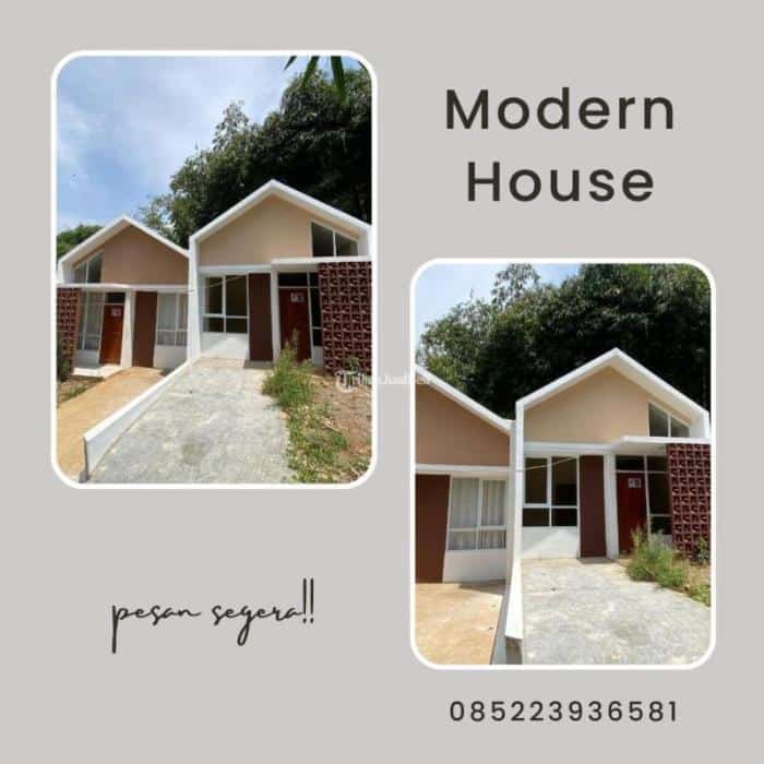 Rumah dijual murah dengan akses transportasi umum