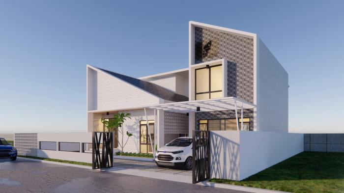 Rumah murah dengan desain minimalis modern