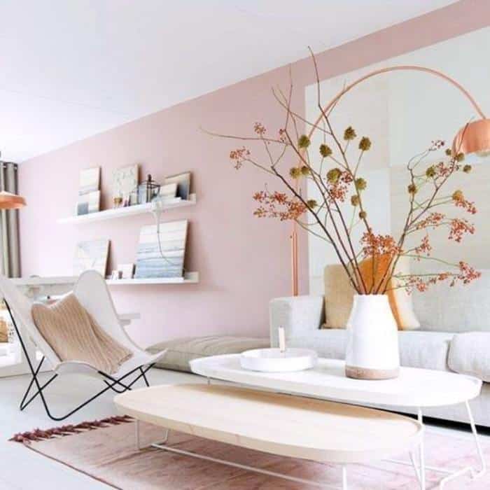 Tren desain ruang keluarga dengan warna-warna pastel lembut