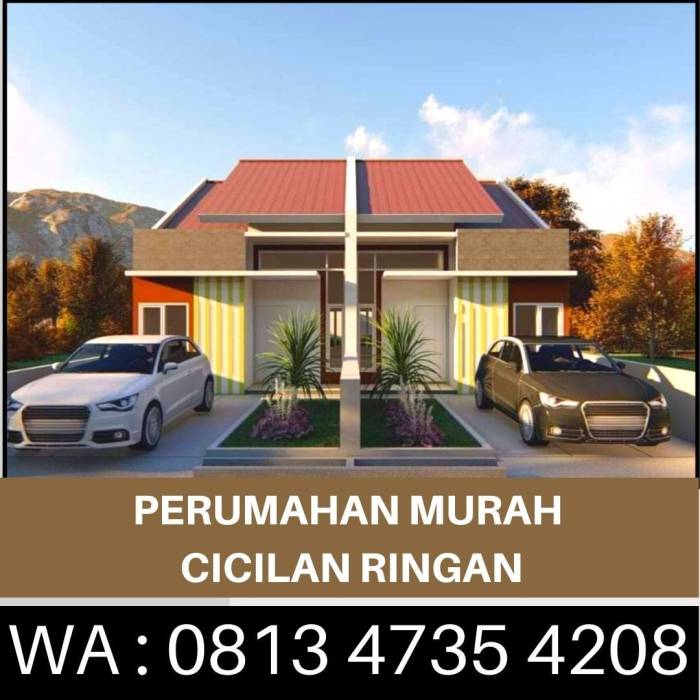 Promo rumah murah cicilan ringan tanpa DP