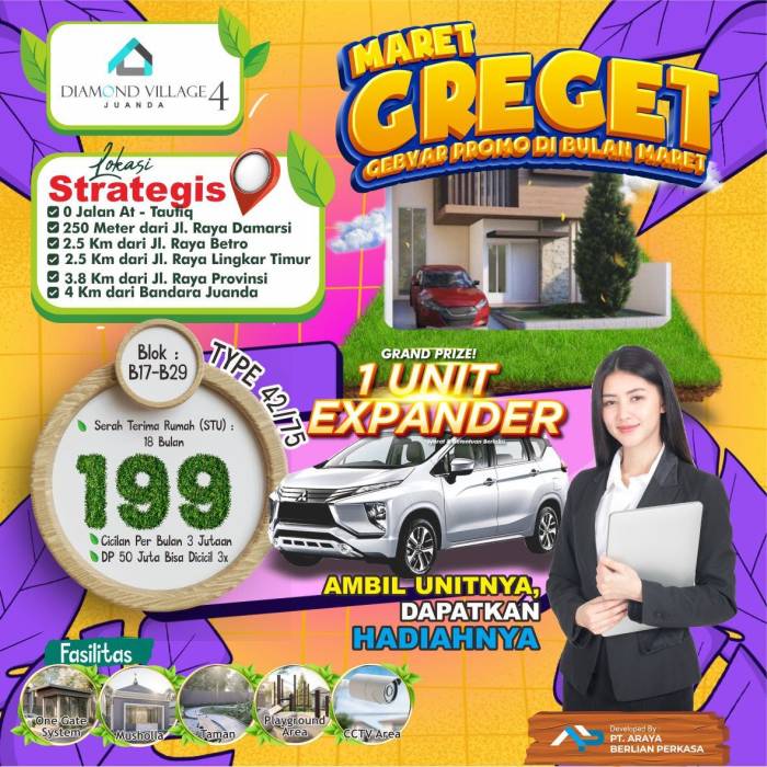 Perumahan Exclusive Keamanan 24 jam di pinggir jalan raya | Dijual.co.id
