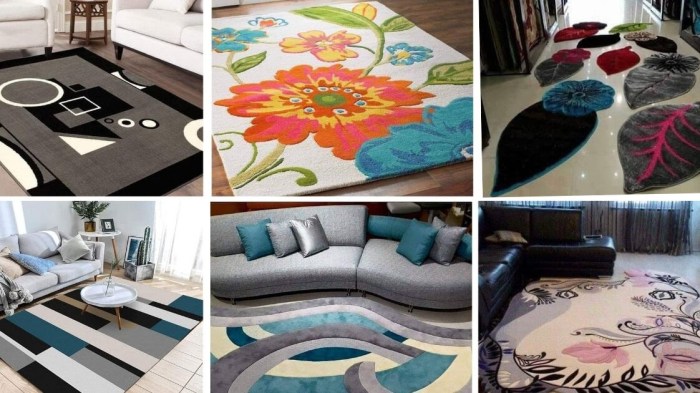 17 Inspirasi Model Karpet 3D Untuk Menghias Ruangan, Rumah Tampak ... Tren karpet rumah minimalis dengan motif geometris