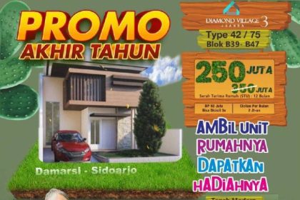 Promo perumahan murah siap huni dengan harga terbaik tahun ini