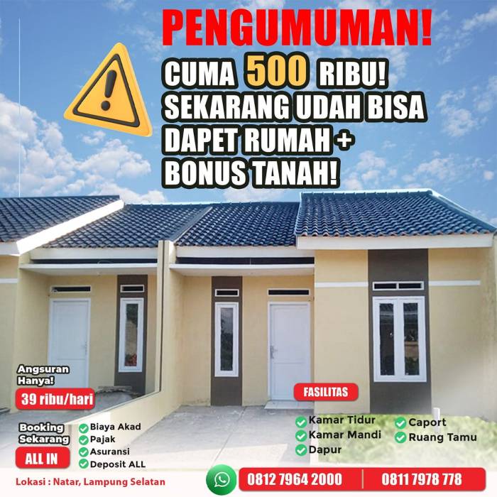 Perumahan murah dengan akses transportasi mudah