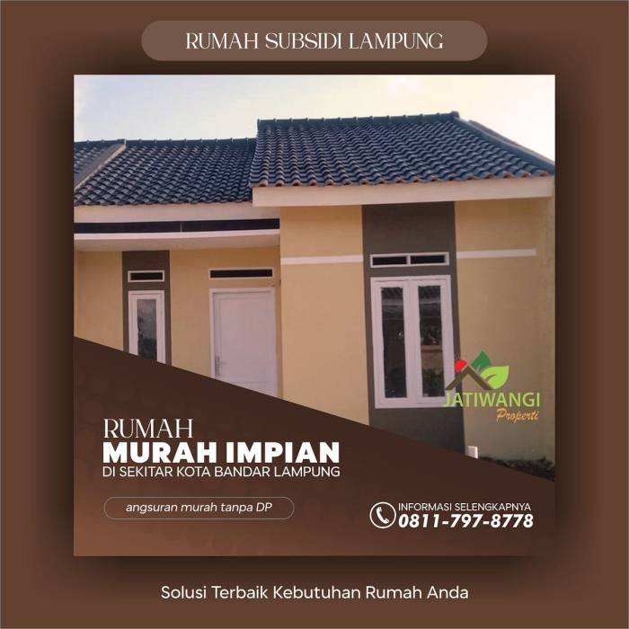 Perumahan subsidi murah dengan akses mudah