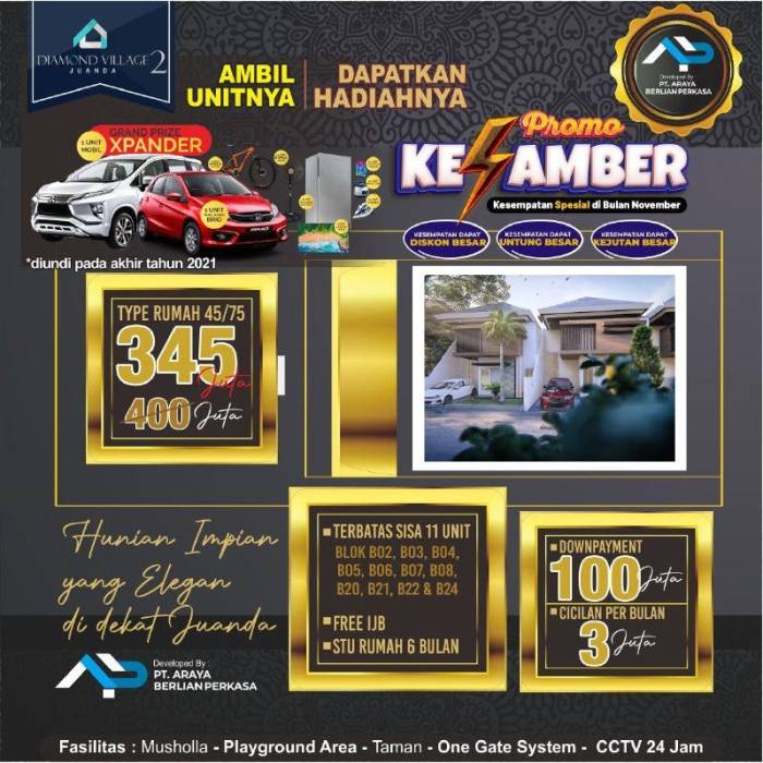 Promo spesial beli rumah termurah tanpa DP besar
