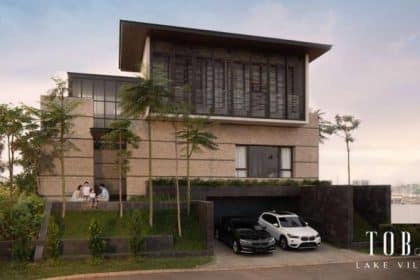 Perumahan modern dengan teknologi smart home dan sistem keamanan digital