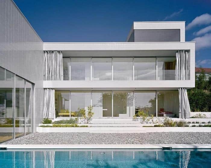 Inspirasi desain interior dan eksterior rumah minimalis di kawasan perumahan modern