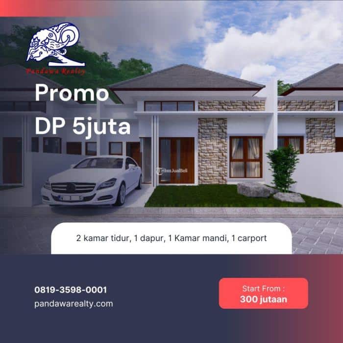 Rumah dijual dengan harga diskon besar