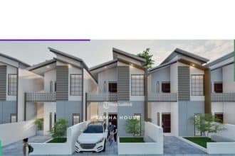 Booking rumah di perumahan cluster modern