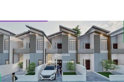 Booking rumah di perumahan cluster modern