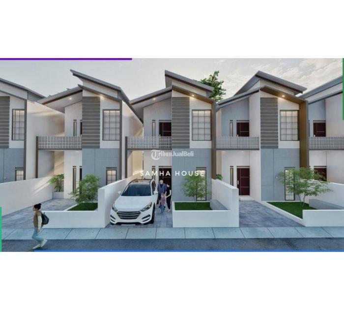 Booking rumah di perumahan cluster modern