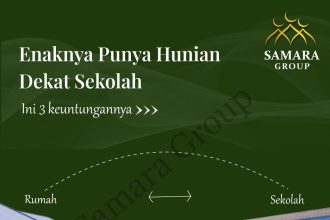 Rumah dekat fasilitas umum seperti pasar, sekolah, dan rumah sakit