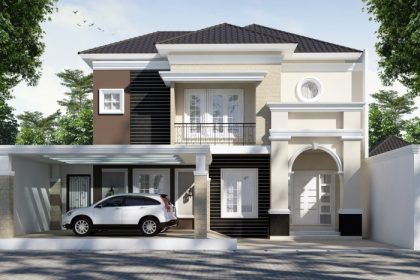 Inspirasi desain interior dan eksterior rumah minimalis di kawasan perumahan modern