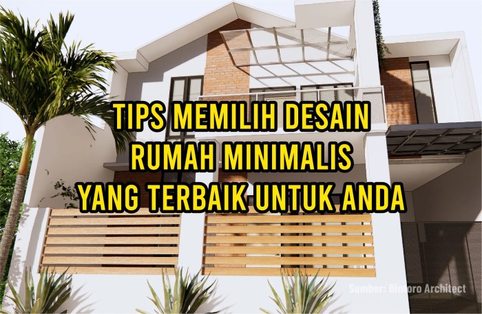 Rumah takut jangan minimalis