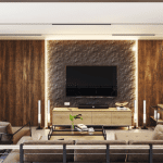 Dekorasi interior setelah renovasi rumah selesai