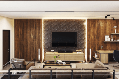 Dekorasi interior setelah renovasi rumah selesai