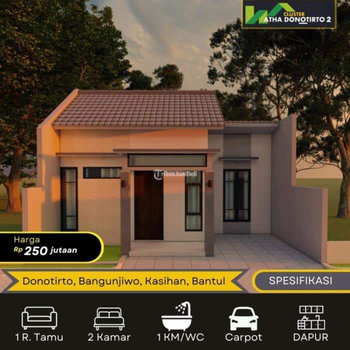 Dijual rumah murah tipe 36 di daerah strategis