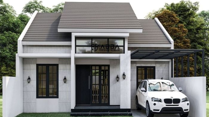 Rumah minimalis murah biaya pembangunan rendah