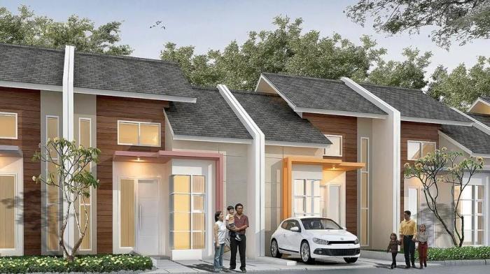 Perumahan cluster contoh dipilih mekarsari