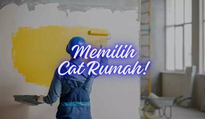 Cat rumah ramah lingkungan dan aman