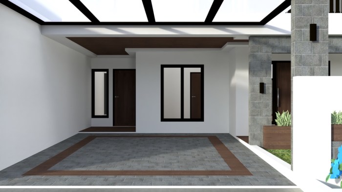 Inspirasi desain interior dan eksterior rumah minimalis di kawasan perumahan modern