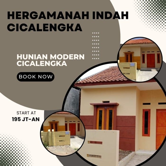 Rumah murah siap huni dengan fasilitas lengkap