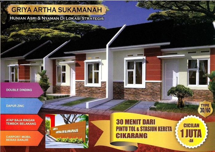 Daftar perumahan murah terbaik dengan fasilitas memadai