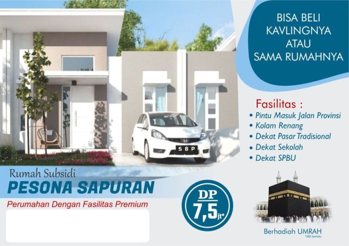 Analisis biaya tambahan fasilitas di perumahan modern