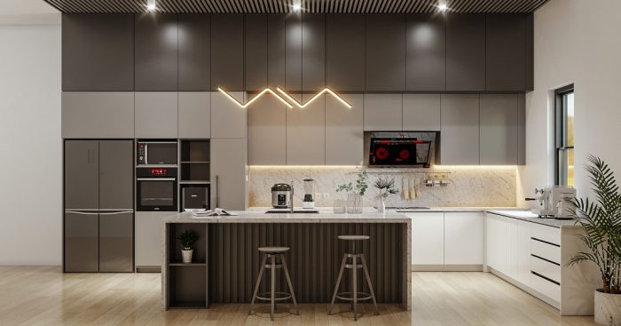 Dapur desain minimalis sederhana desainrumahid kabinet
