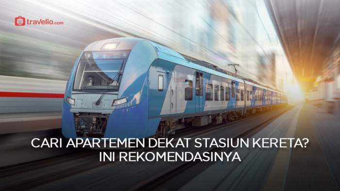 Perumahan dekat stasiun kereta