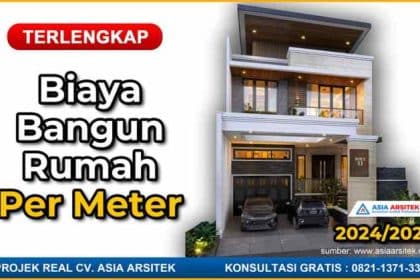 Biaya jasa kontraktor renovasi rumah per meter persegi 2025