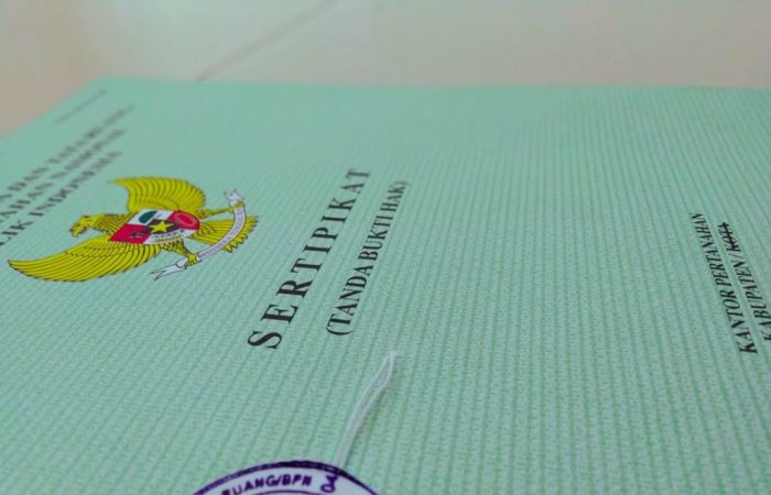 Daftar rumah dijual dengan sertifikat lengkap