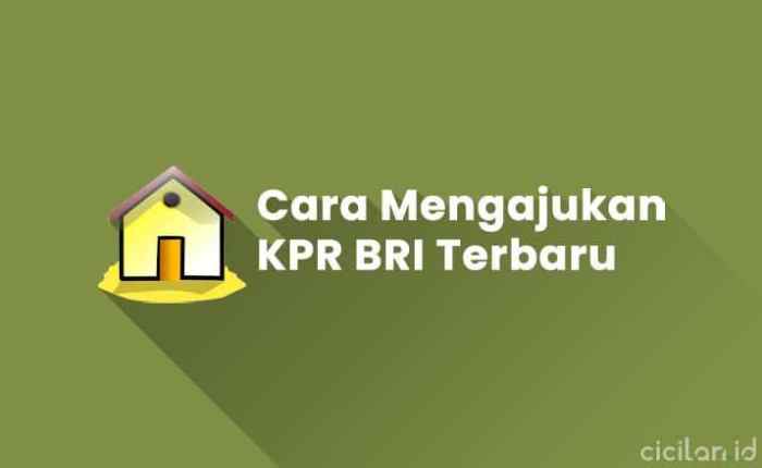 Cara mengajukan KPR bank BRI