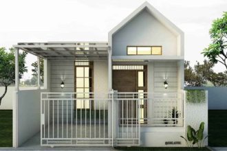 Perumahan minimalis desain type graha purwosari konsep fachadas modernas penting