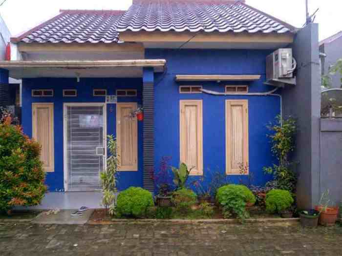 √ kombinasi warna cat luar rumah minimalis tampak depan yang bagus
