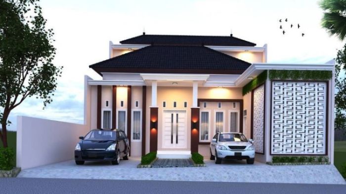 Rumah minimalis murah biaya pembangunan rendah