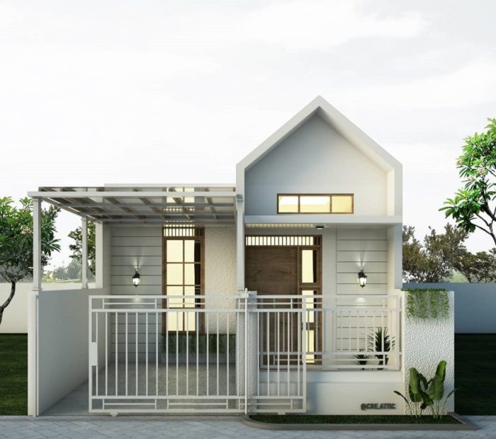 Rumah budget murah tipe 36 dengan desain menarik