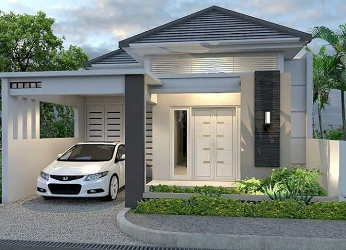 Rumah murah dengan desain minimalis modern