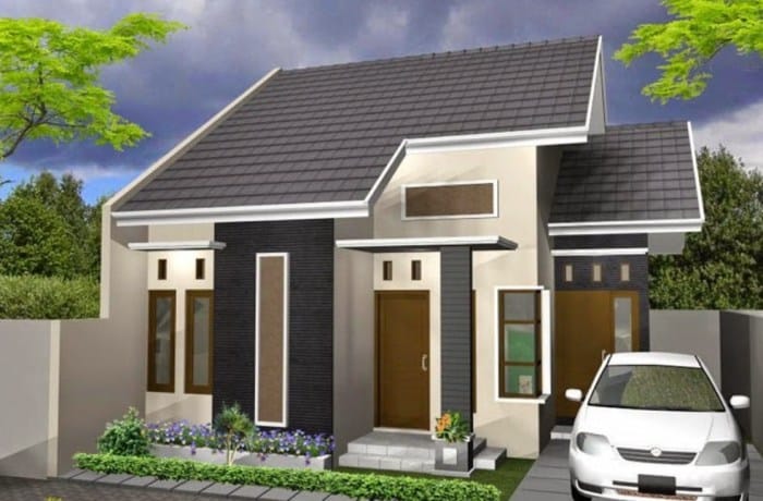 Rumah budget murah tipe 36 dengan desain menarik