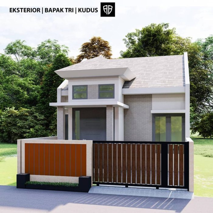 Rumah budget murah tipe 36 dengan desain menarik