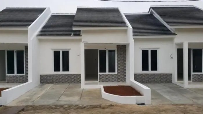 Harga rumah murah untuk tipe kecil dan menengah